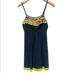 🎄3/$15 Kimchi Blue Ruffle Smocked Back Cami Tank Top M